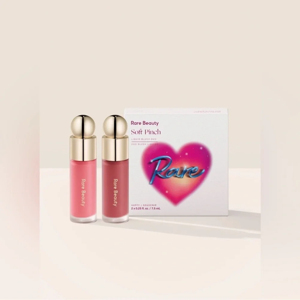 Rare Beauty Limited Edition Rare Soft Pinch Liquid Blush Duo, NWT